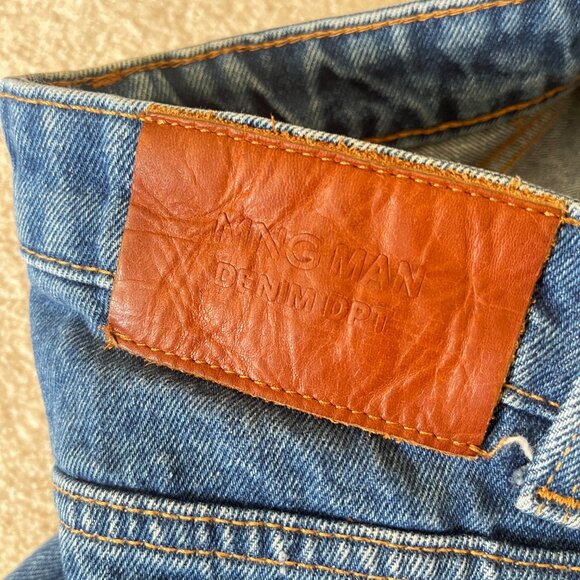 Mango Man Blue Jeans, Straight Leg, Size 26 - Picture 5 of 5